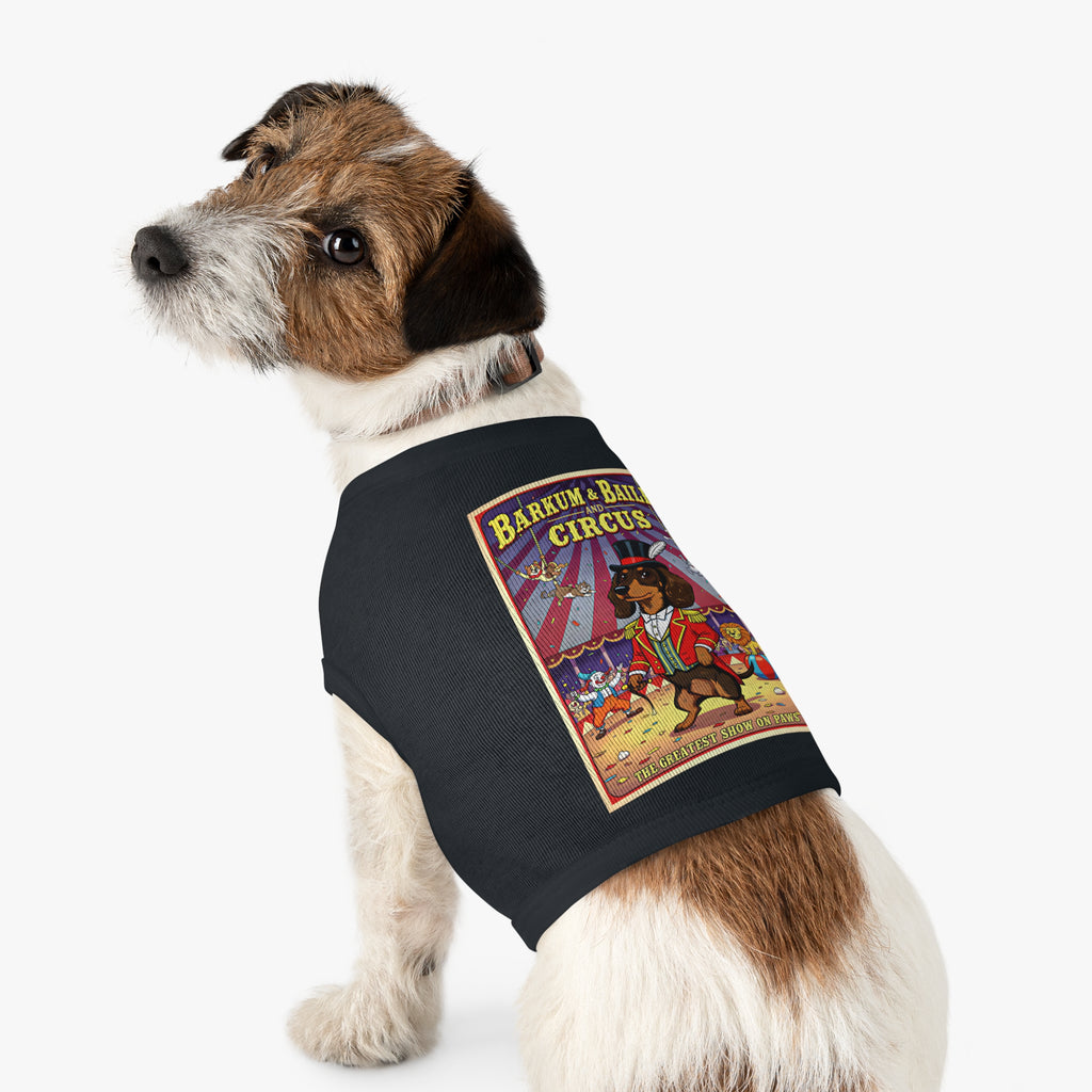 Dachshund Circus-Themed Pet Tank Top – Fun & Stylish Dog Apparel