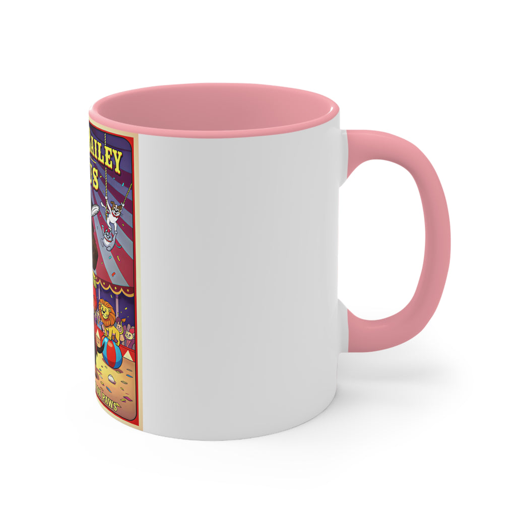 Dachshund Circus-Themed Accent Mug - Barkum & Bailey Show