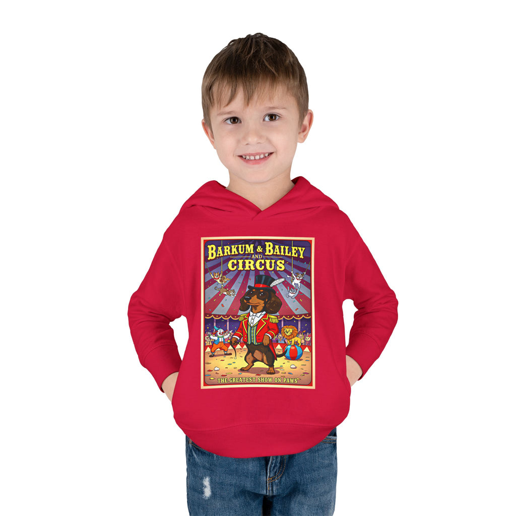 Dachshund - Barkum & Bailey Circus Toddler Fleece Hoodie