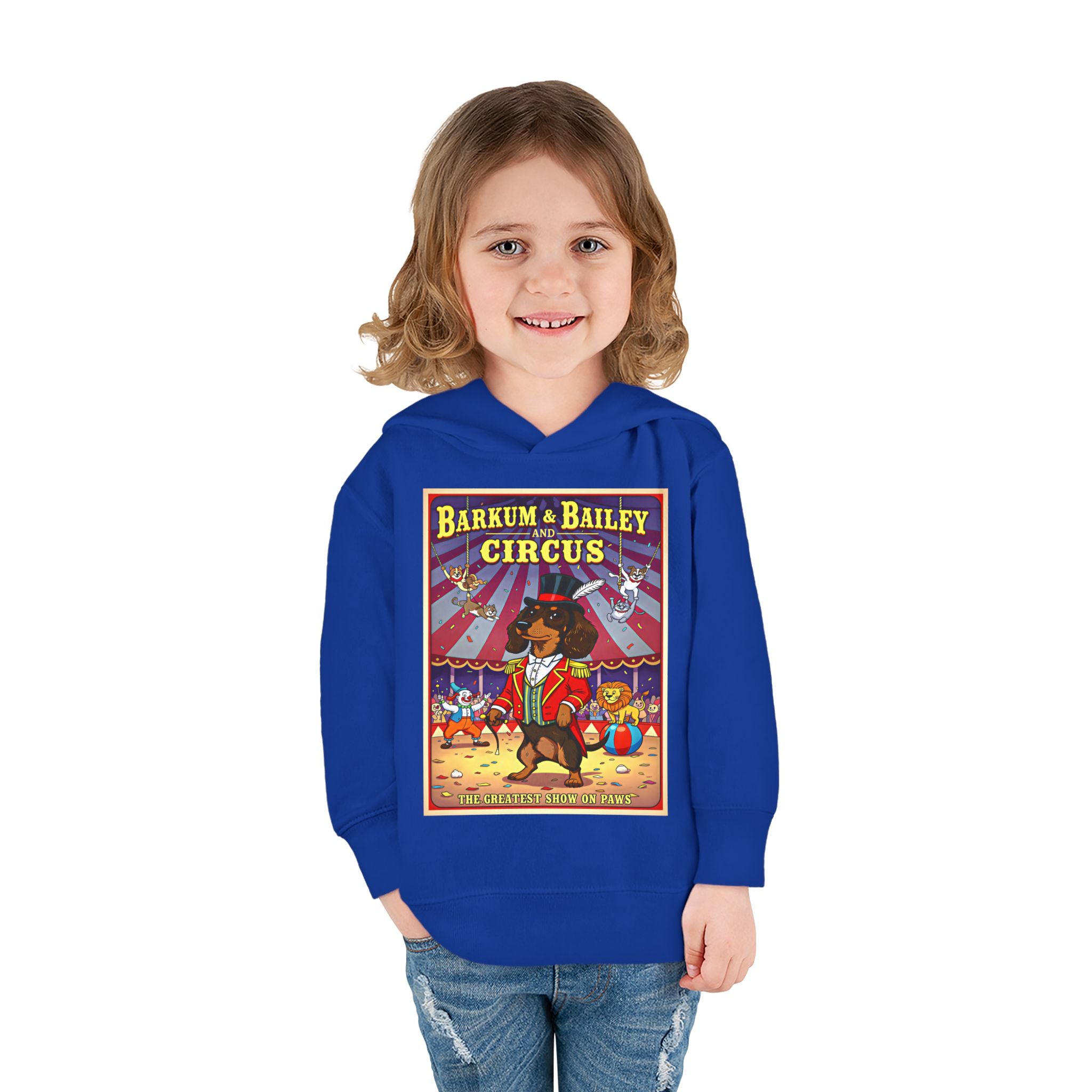 Dachshund - Barkum & Bailey Circus Toddler Fleece Hoodie