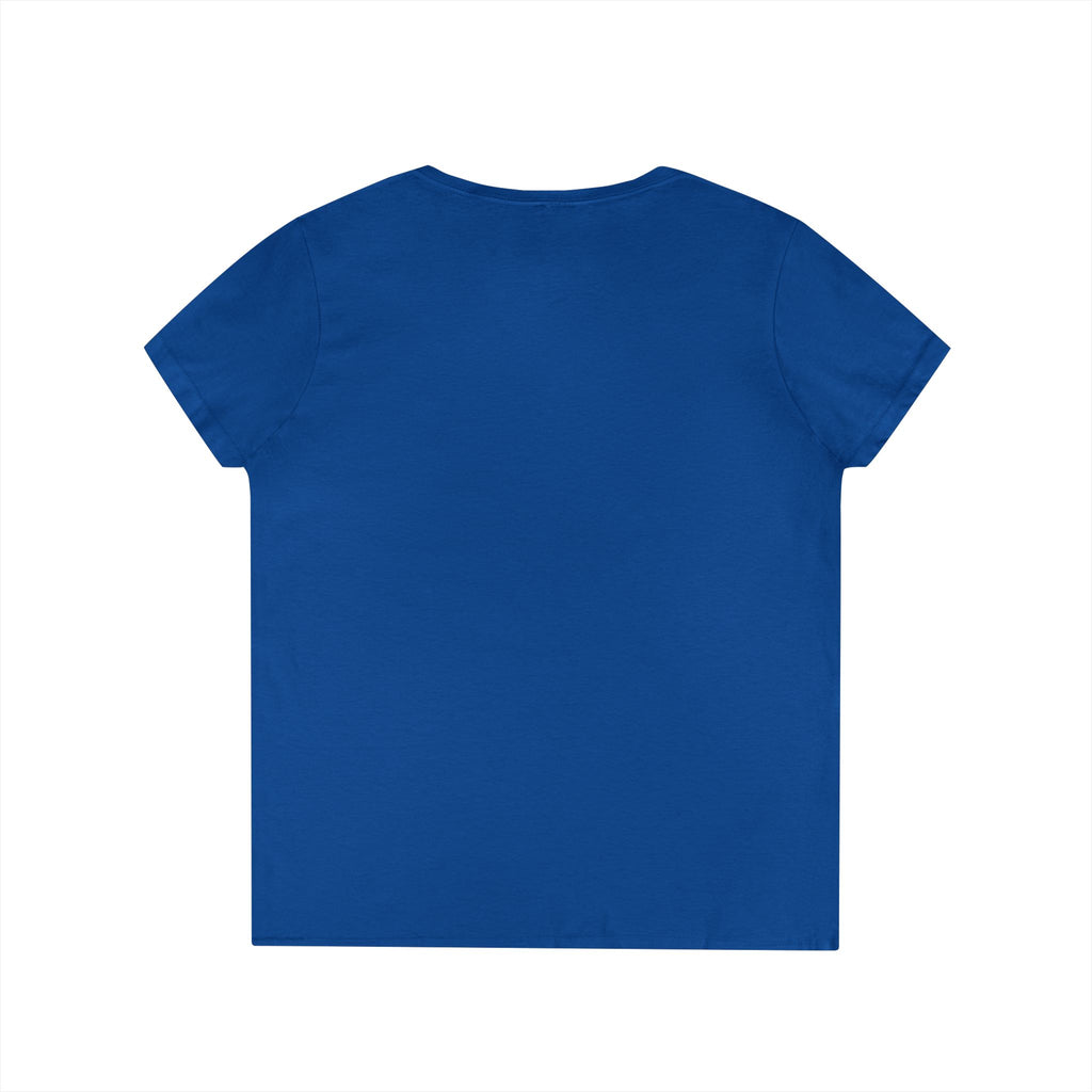 Dachshund Circus-Themed Ladies' V-Neck T-Shirt
