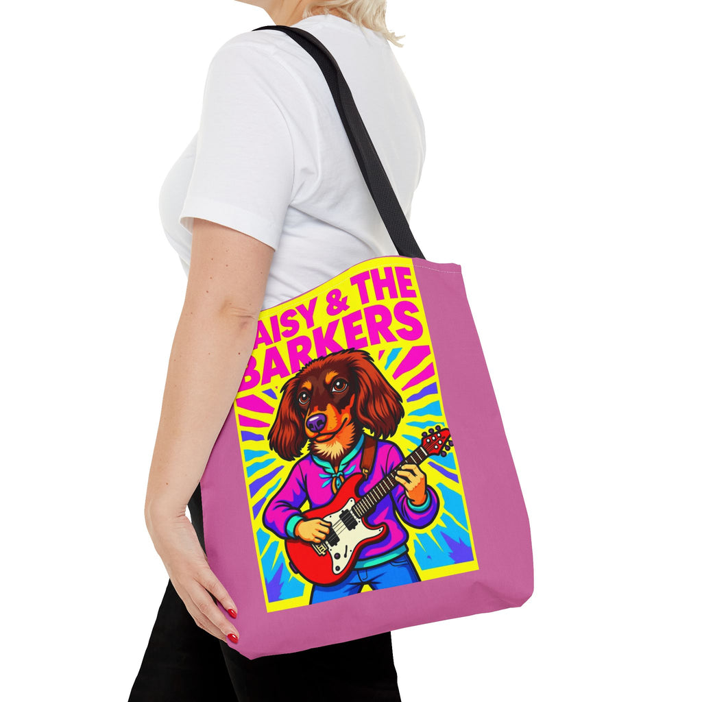 Vibrant Music-Themed Tote Bag | Fun Design for Animal Lovers & Musicians
