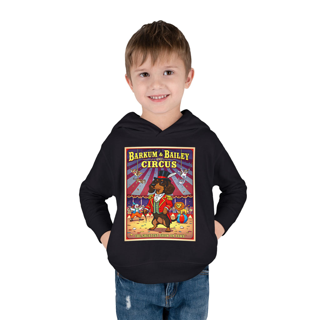 Dachshund - Barkum & Bailey Circus Toddler Fleece Hoodie