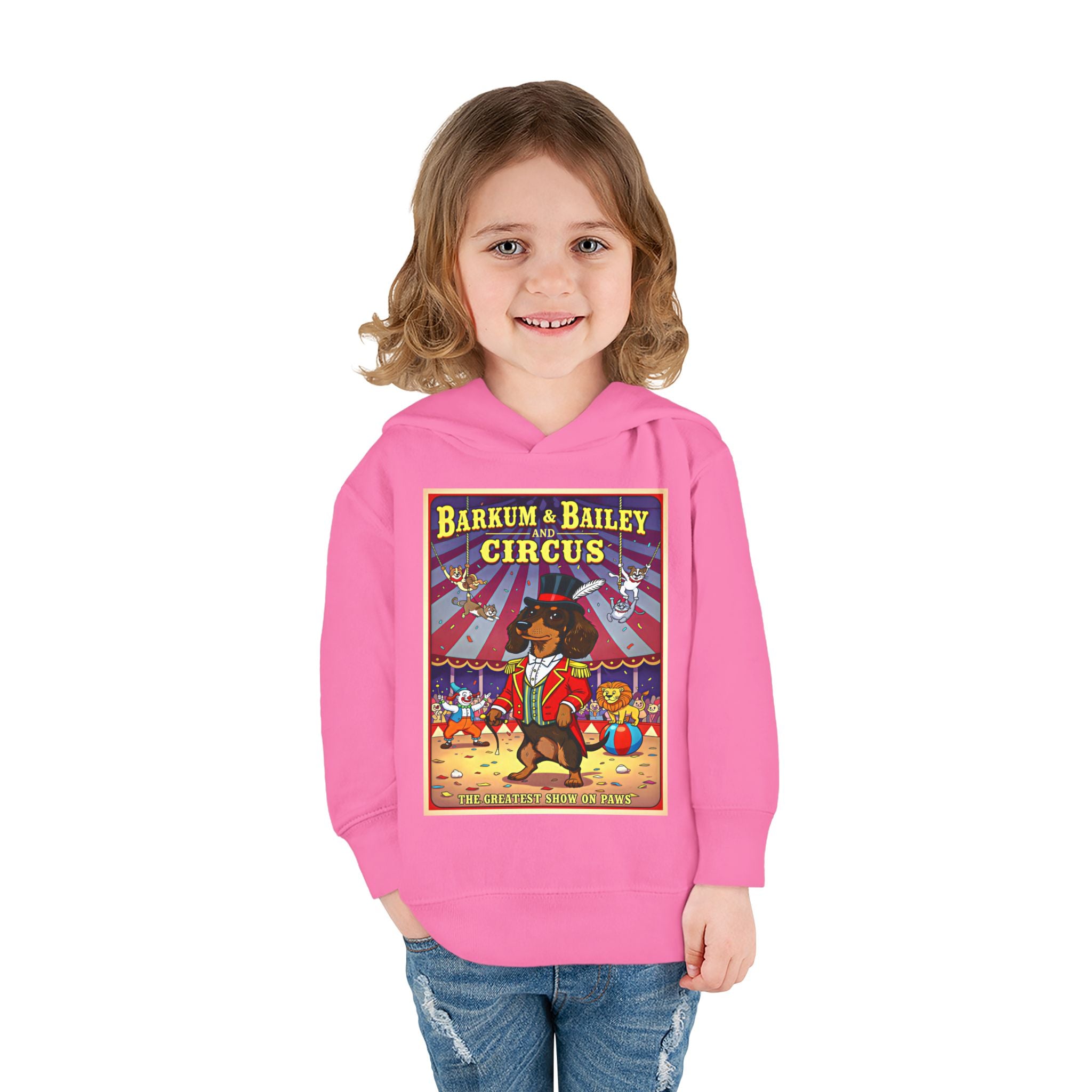 Dachshund - Barkum & Bailey Circus Toddler Fleece Hoodie