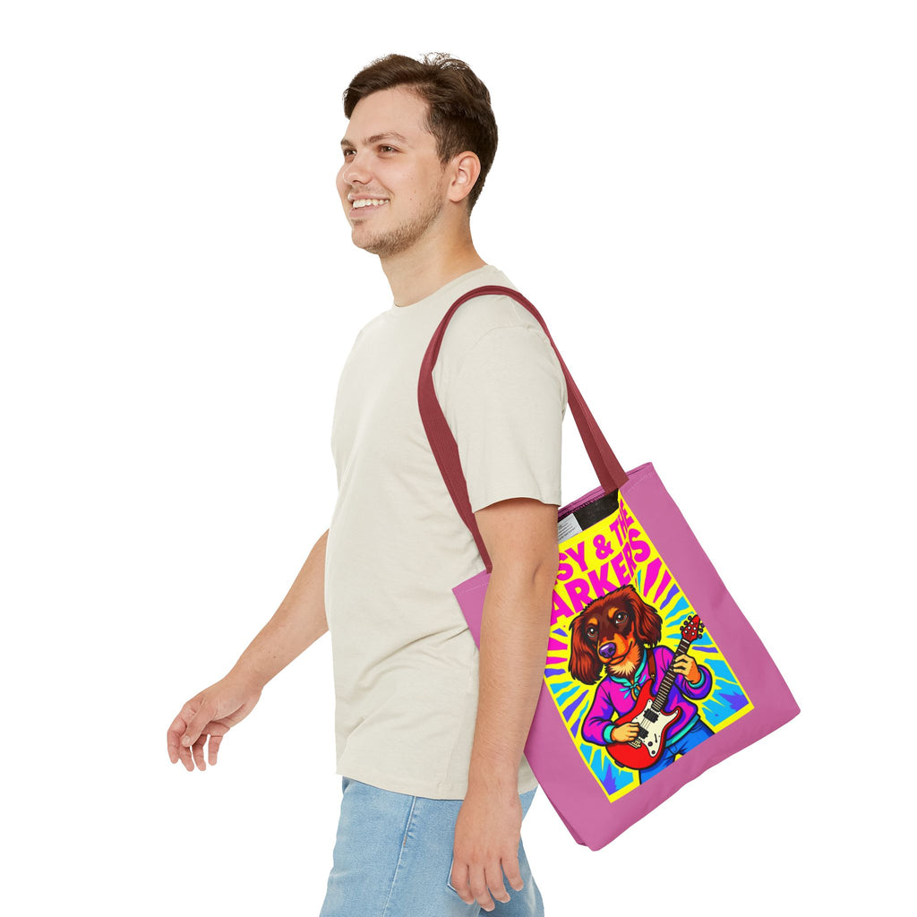 Vibrant Music-Themed Tote Bag | Fun Design for Animal Lovers & Musicians
