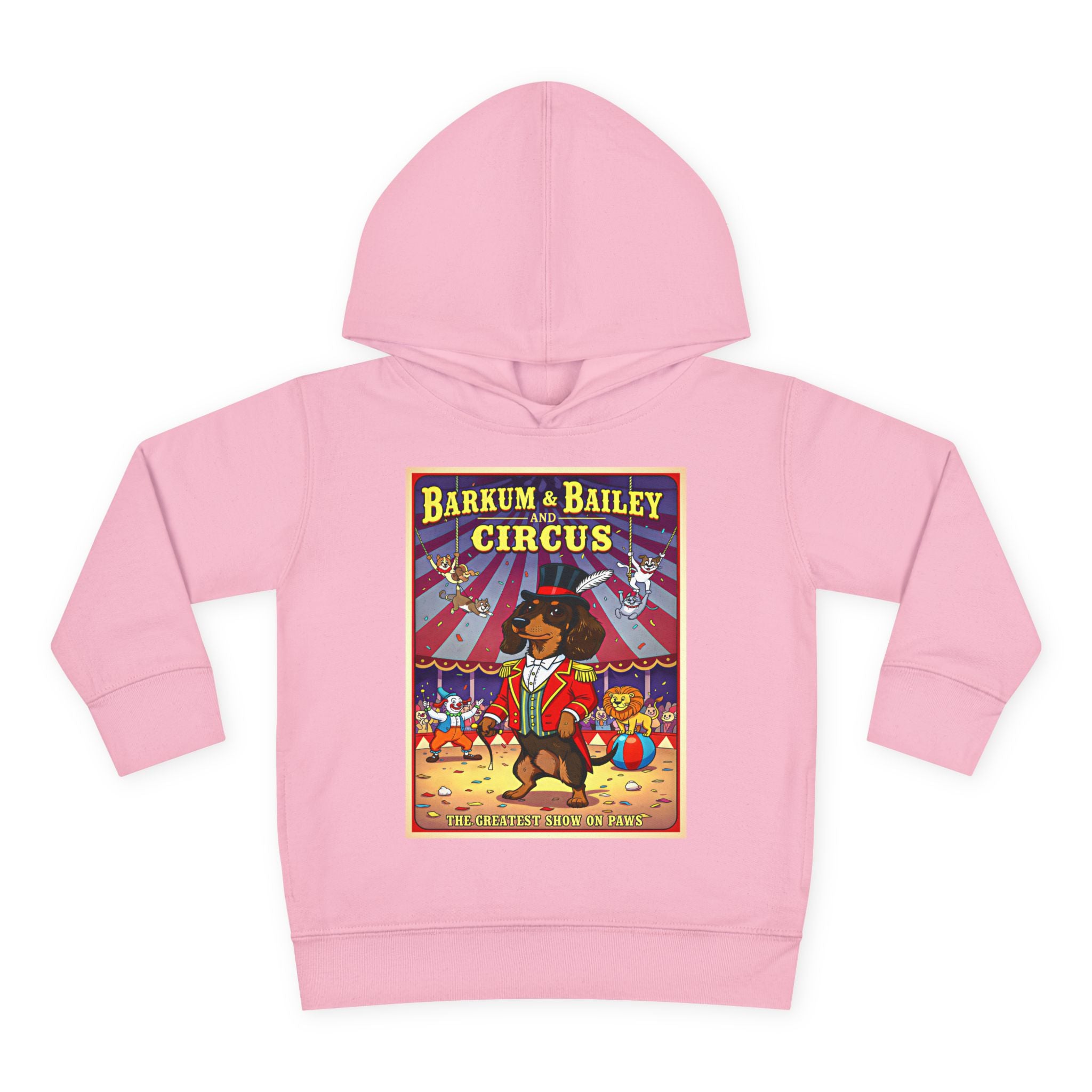 Dachshund - Barkum & Bailey Circus Toddler Fleece Hoodie