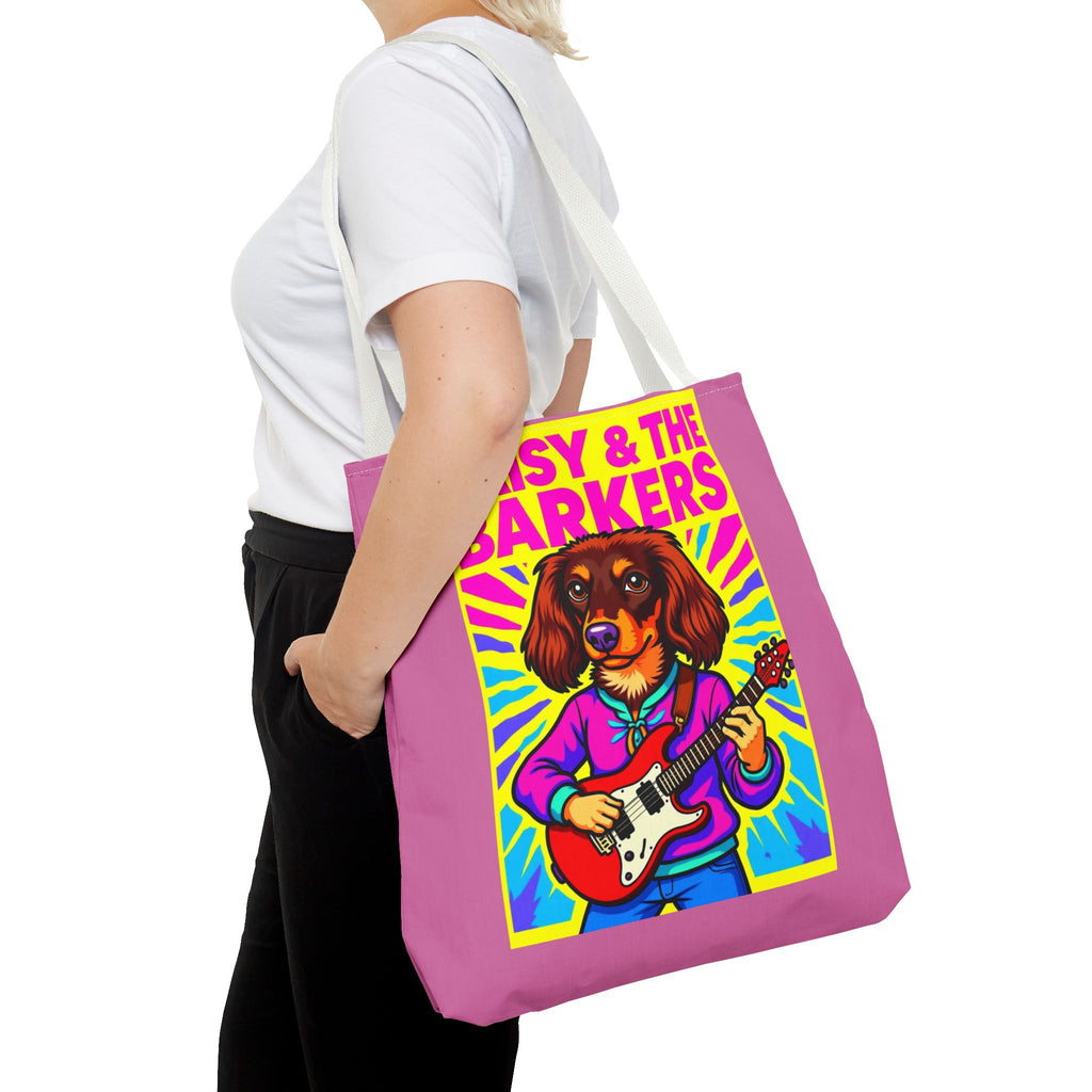 Vibrant Music-Themed Tote Bag | Fun Design for Animal Lovers & Musicians