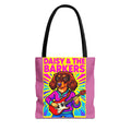 Vibrant Music-Themed Tote Bag | Fun Design for Animal Lovers & Musicians
