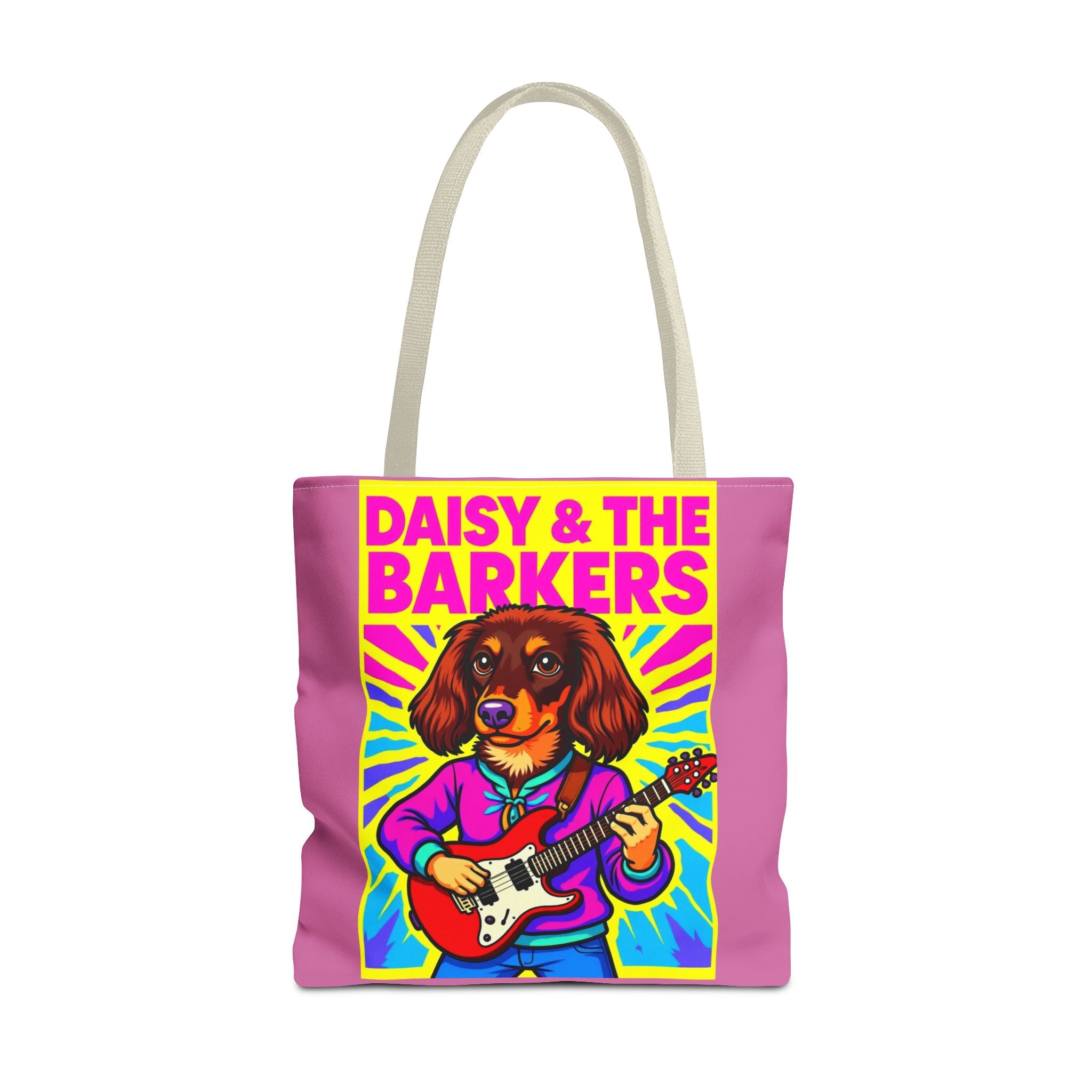 Vibrant Music-Themed Tote Bag | Fun Design for Animal Lovers & Musicians