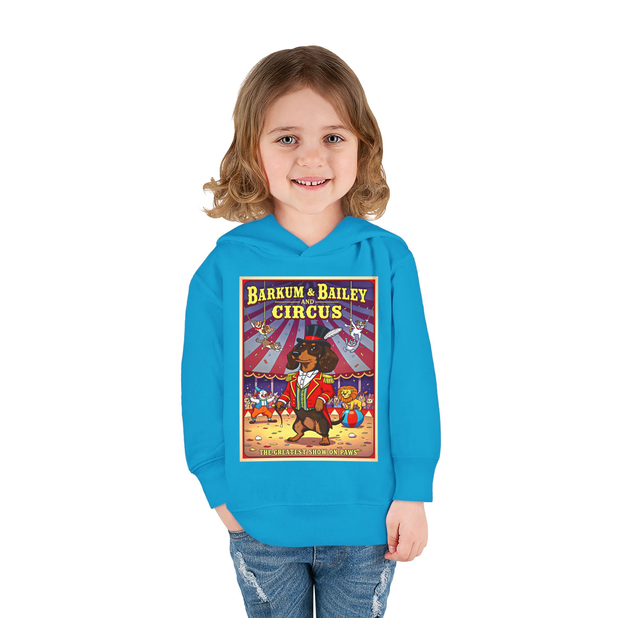 Dachshund - Barkum & Bailey Circus Toddler Fleece Hoodie